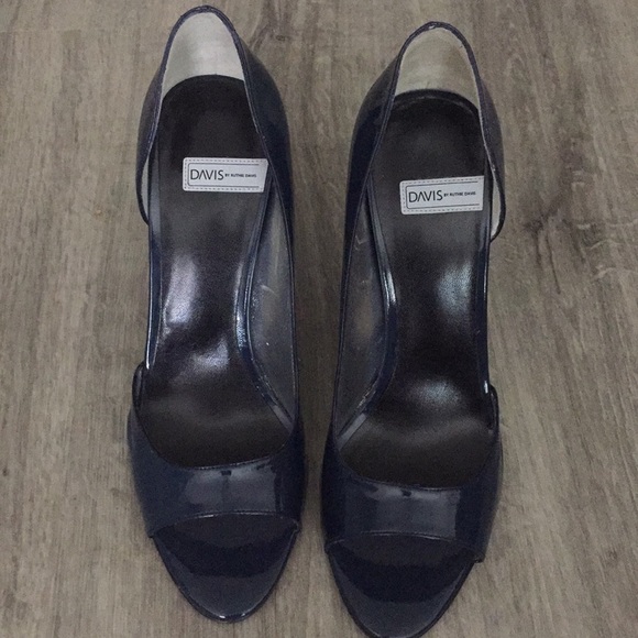 Navy Davis by Ruthie Davis heels - Picture 2 of 6